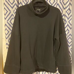 Athleta Women's Black Cowl Neck Sweater